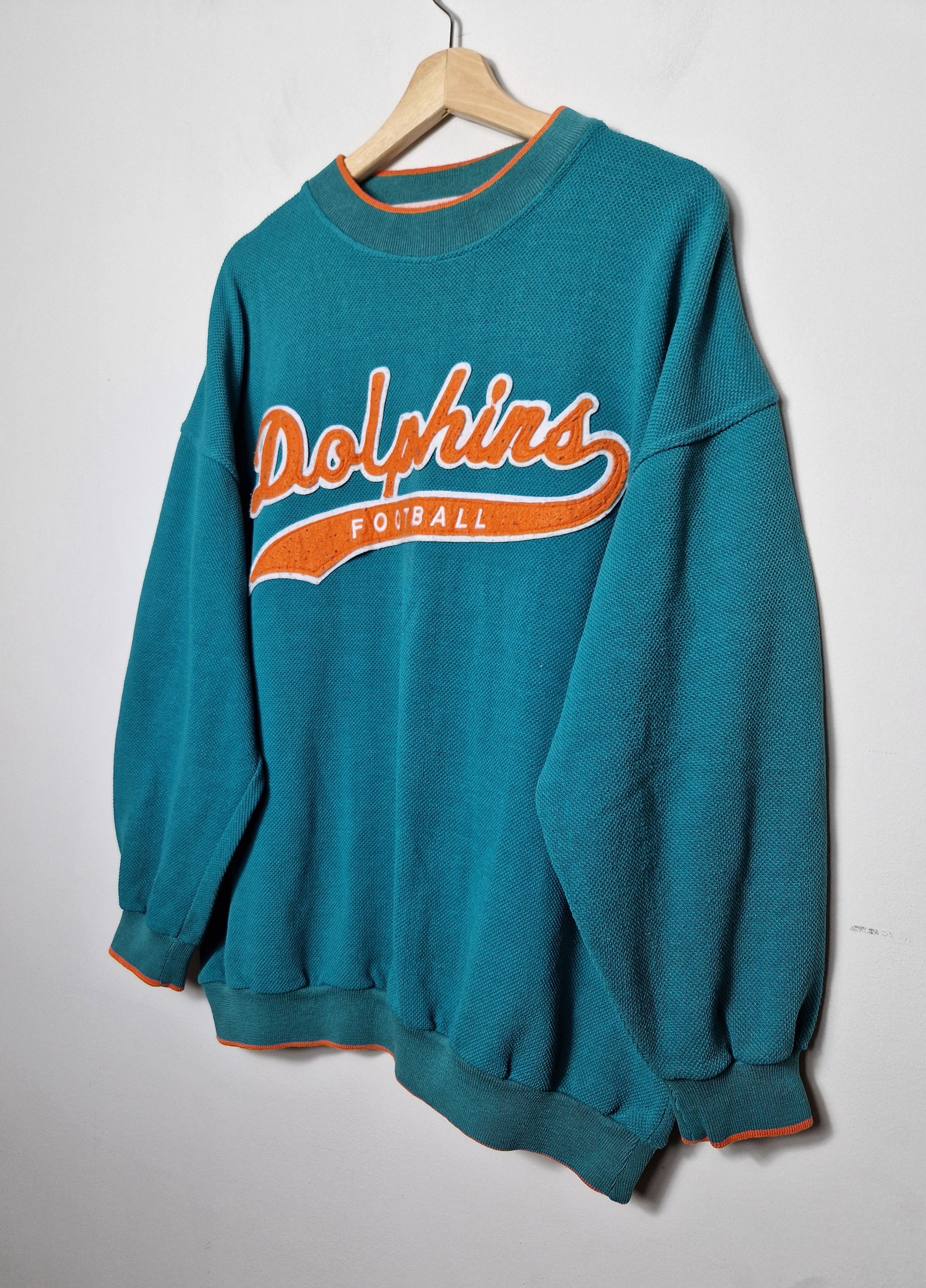 NFL × Starter × Vintage Starter Miami Dolphins sweatshirt Size US L / EU 52-54 / 3 - 2 Thumbnail