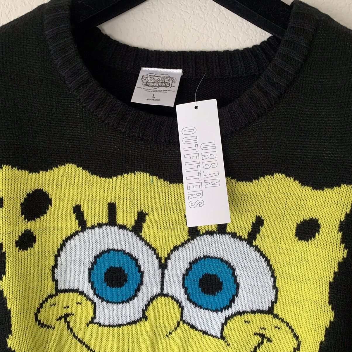Nickelodeon × Urban Outfitters SpongeBob SquarePants thick knit sweater Size US L / EU 52-54 / 3 - 13 Thumbnail