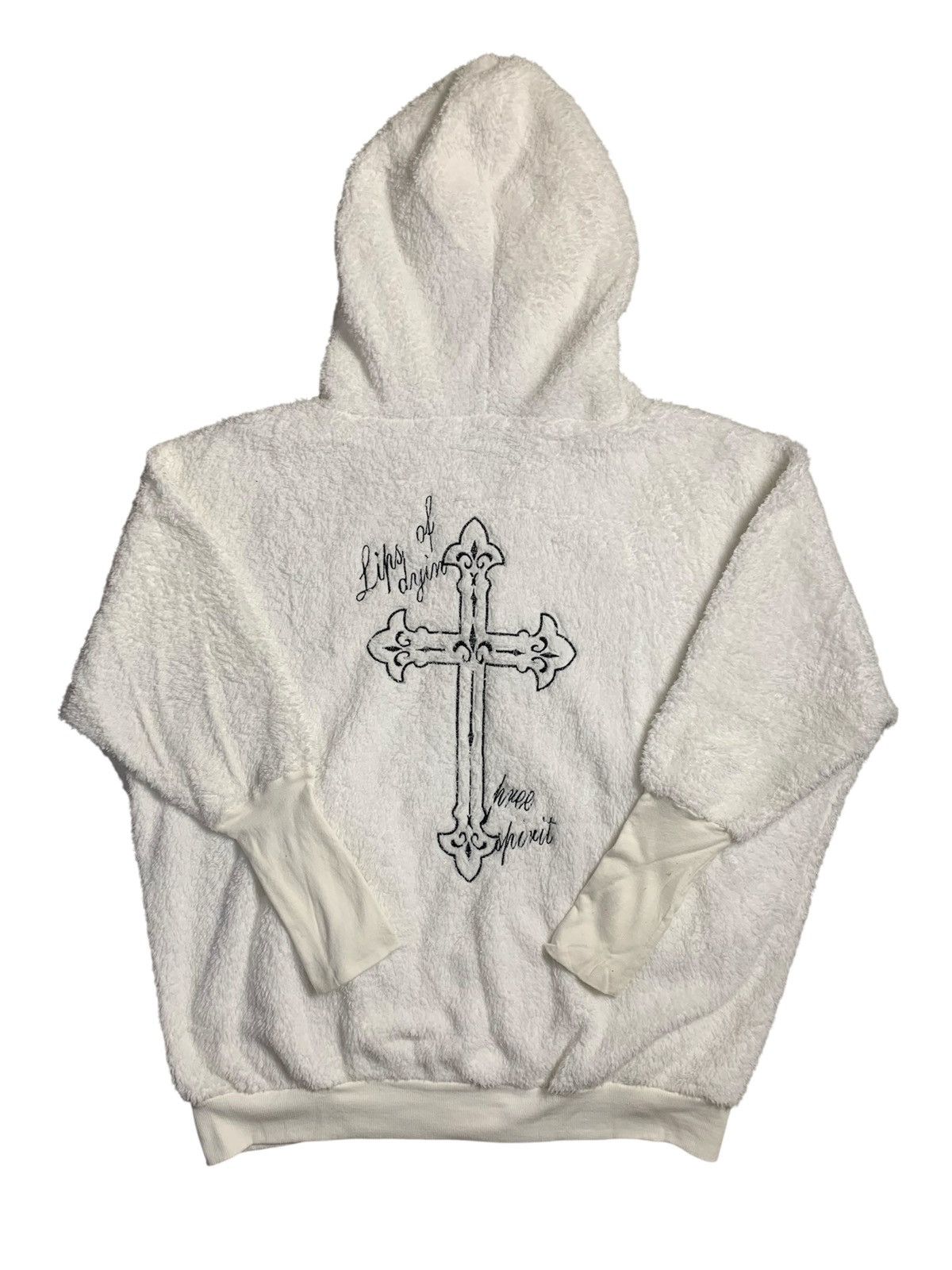 MKR MOHAIR HOODIE CROSS BEAUTY BEAST IFSIX LGB STYLE