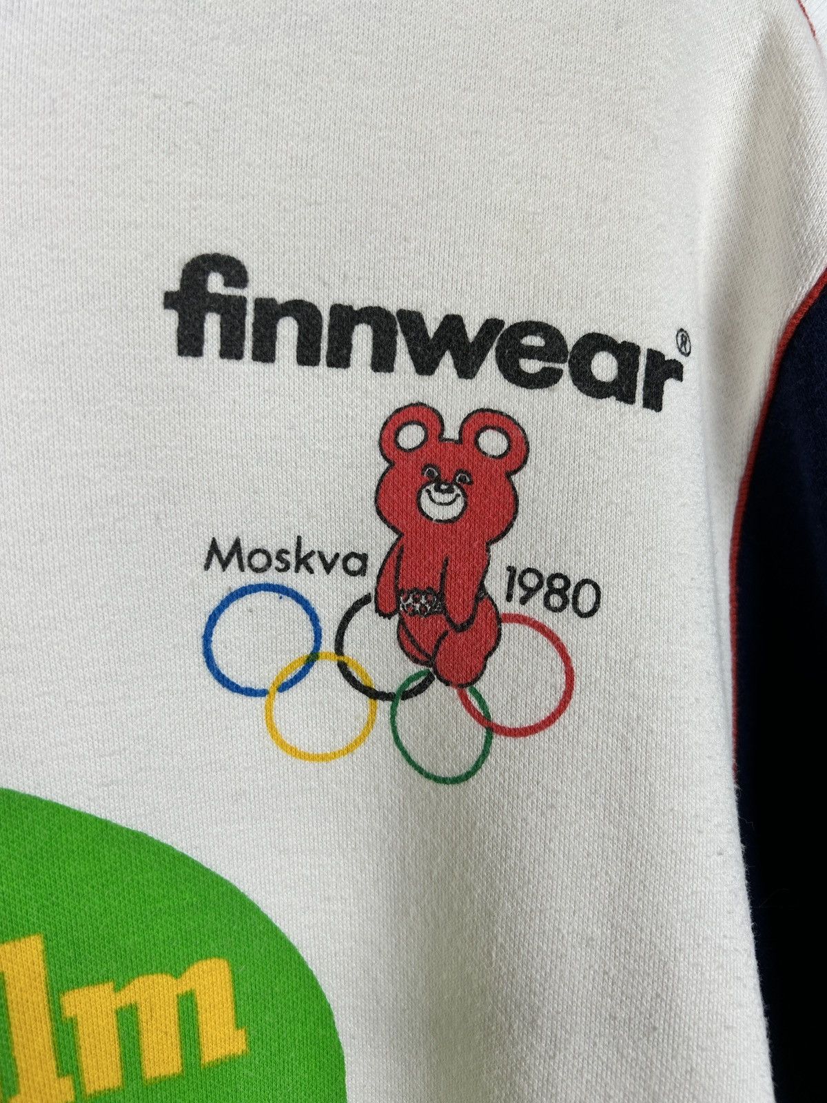 USA Olympics 80s Vintage Moscow 1980 Olympics Finland Team Sweatshirt Size US M / EU 48-50 / 2 - 3 Thumbnail