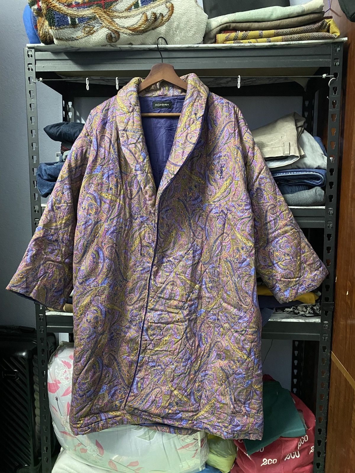Yves Saint Laurent Yves Saint Lauren Bathrobe Jacket Size US L / EU 52-54 / 3 - 1 Thumbnail