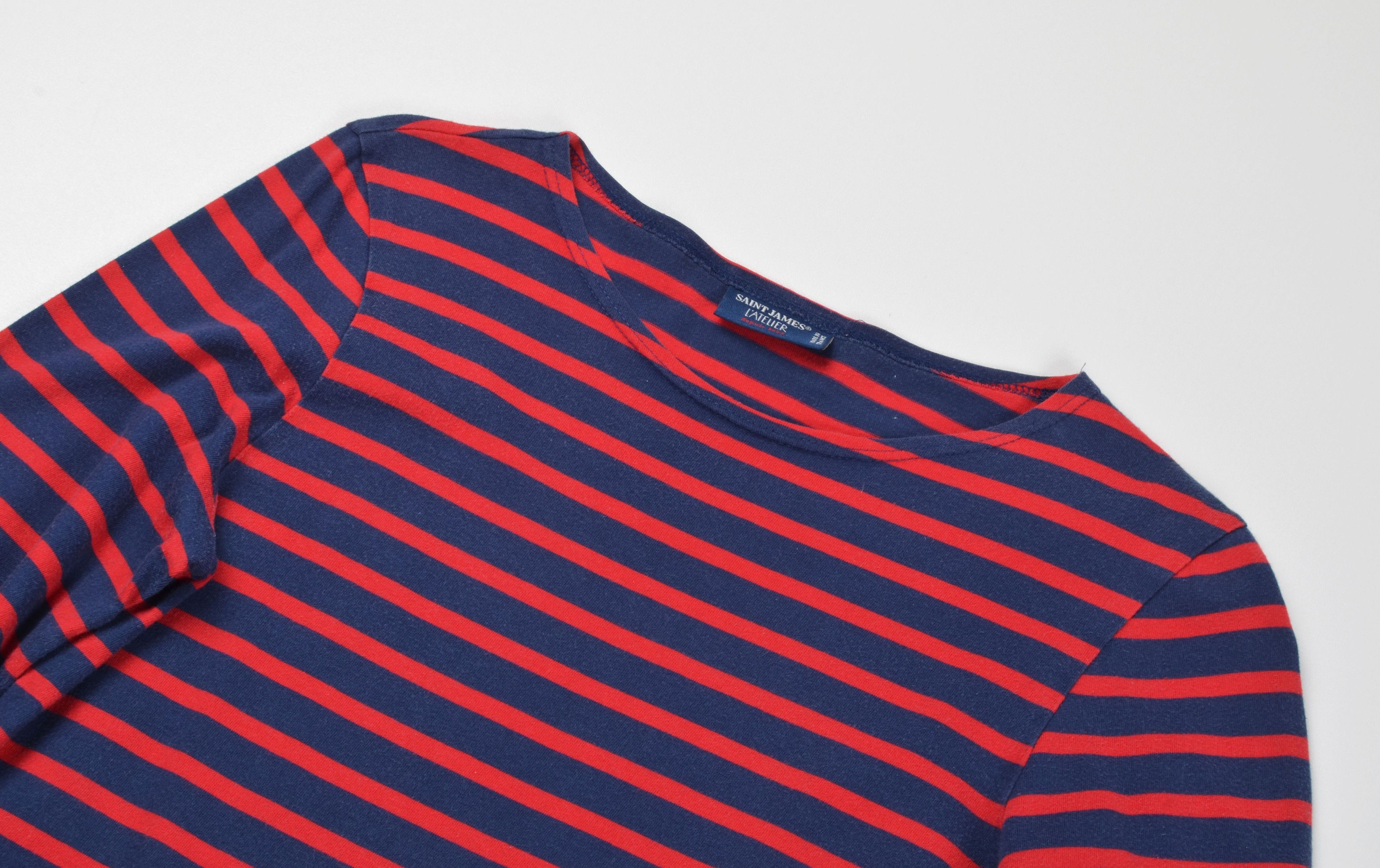 Saint James Saint James Women's Striped Long Sleeve Sailor Breton Shirt Size S / US 4 / IT 40 - 5 Thumbnail