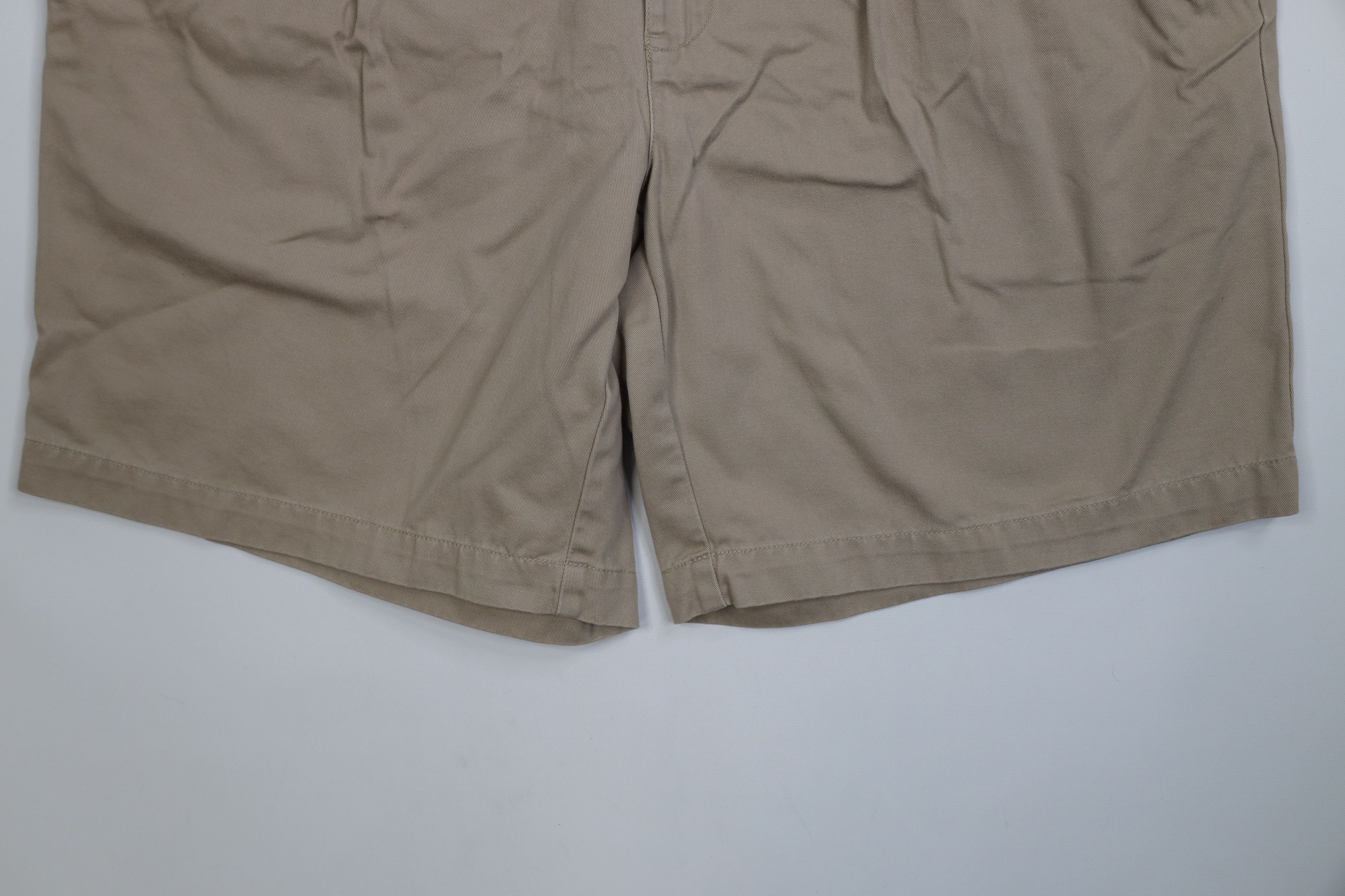 Ralph Lauren Vintage 90s Ralph Lauren Chino Golf Shorts Beige Cotton Size US 38 / EU 54 - 4 Thumbnail