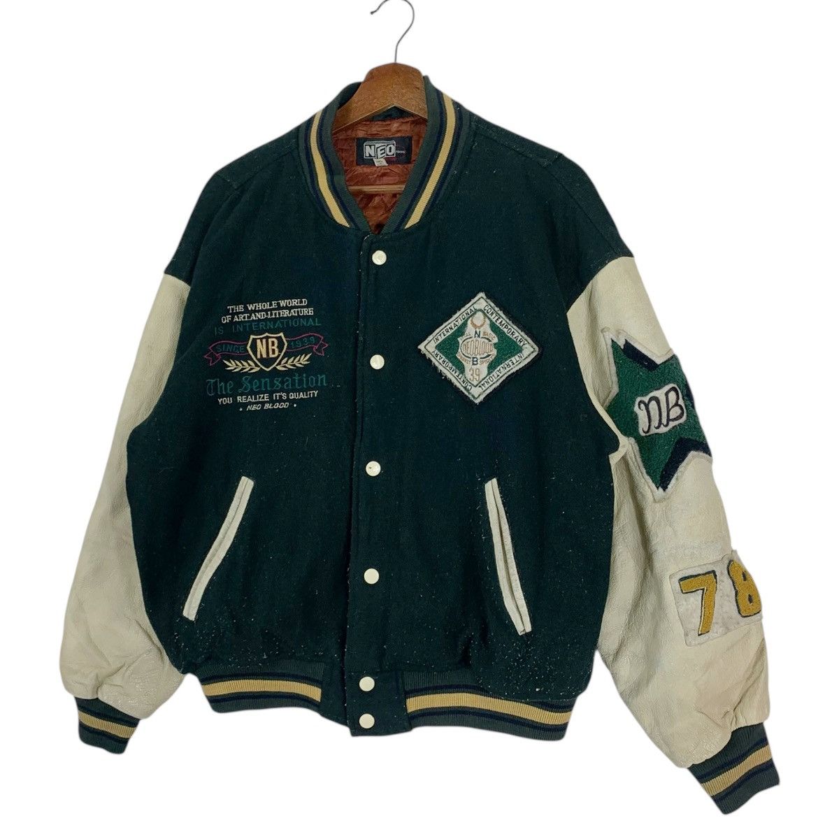 If Six Was Nine Vintage Neo Blood Tokyo Bomber Jacket Size US M / EU 48-50 / 2 - 3 Thumbnail