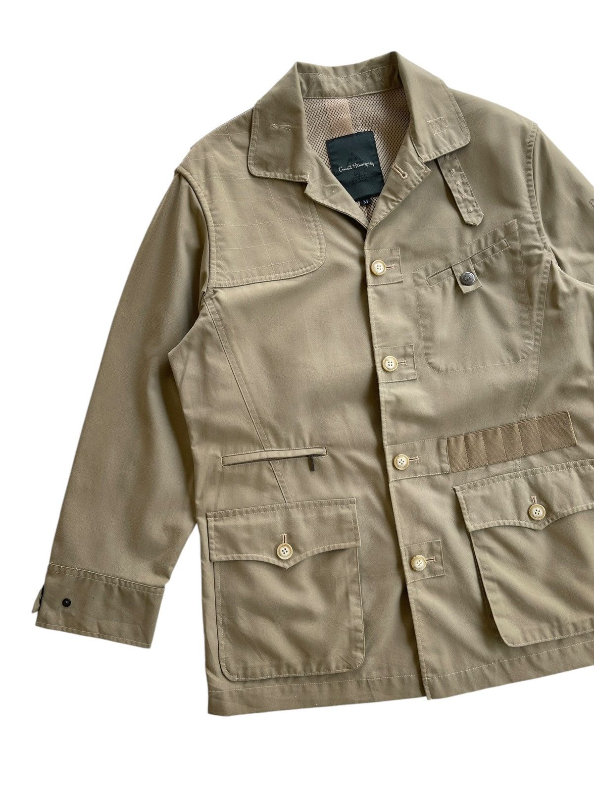 Huntington Vintage Earnest Hemingway Hunting Safari Jacket Size US M / EU 48-50 / 2 - 6 Thumbnail