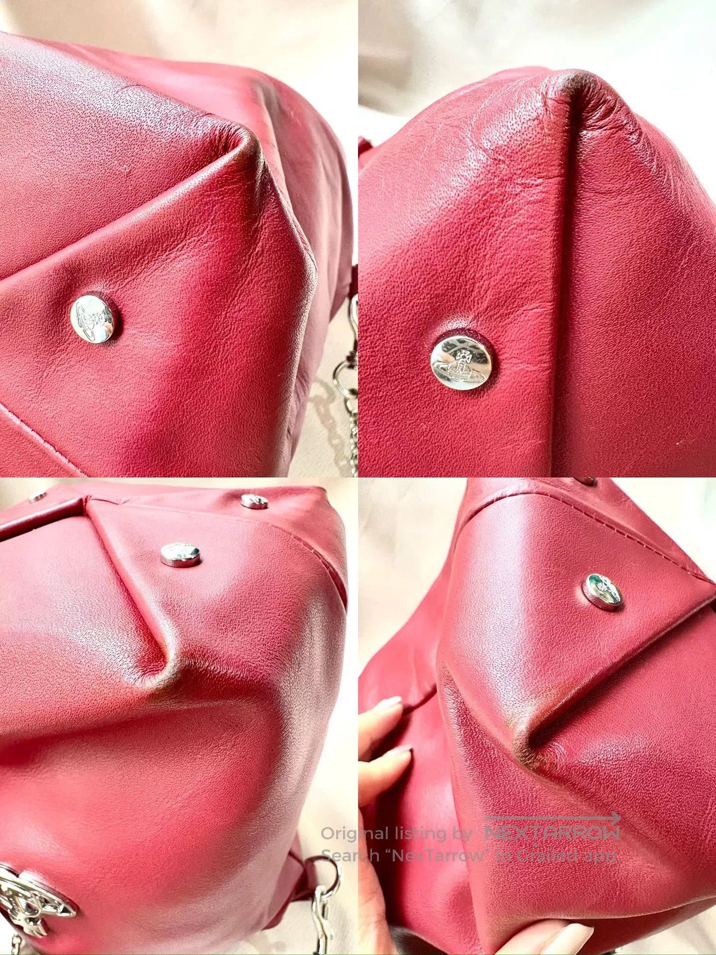 Vivienne Westwood Vivienne Westwood Red Saturn Bucket Crossbody. Size ONE SIZE - 7 Thumbnail