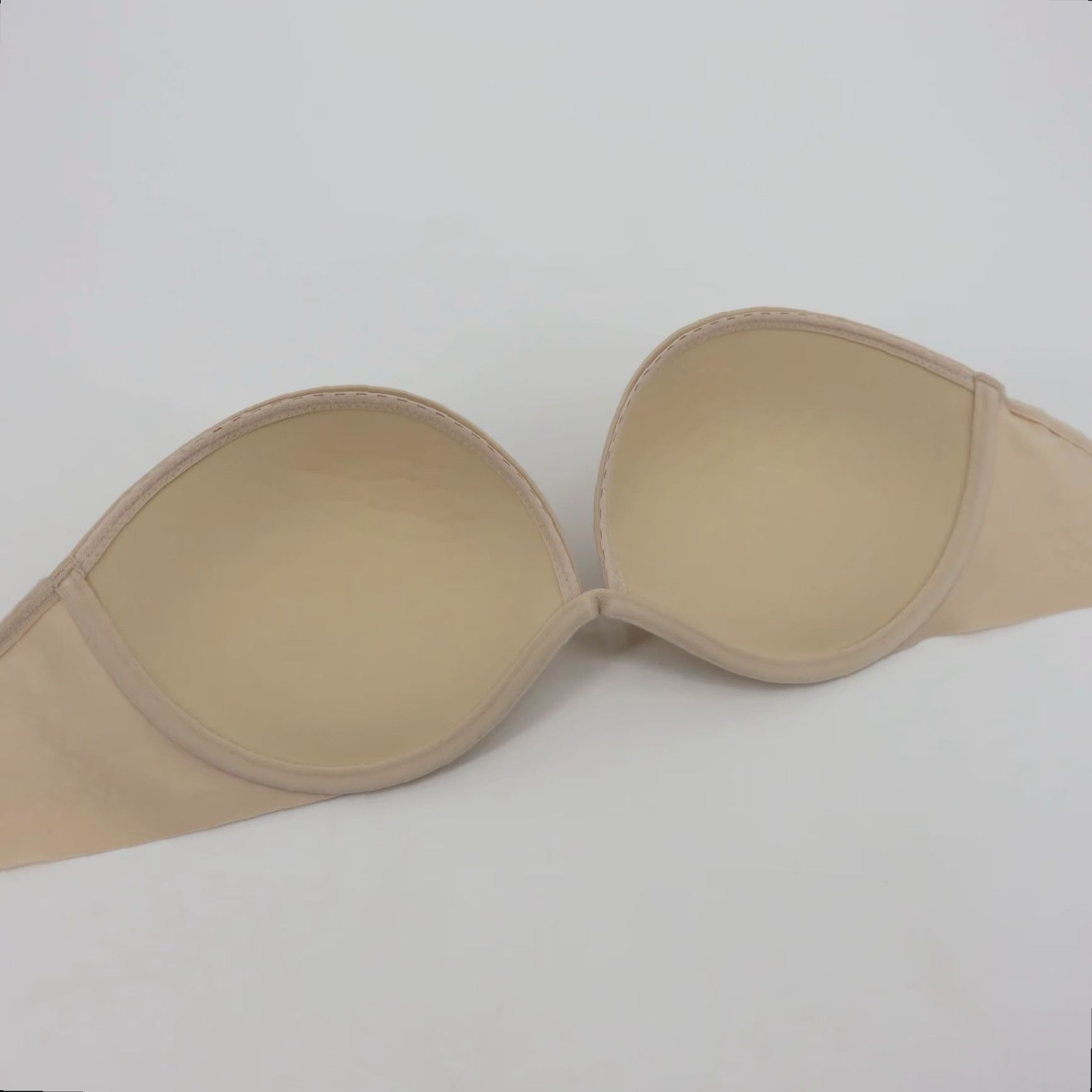 Victoria's Secret Victoria's Secret Bra 36D Balconette Underwire Padded Strapless Beige Women Size ONE SIZE - 7 Thumbnail