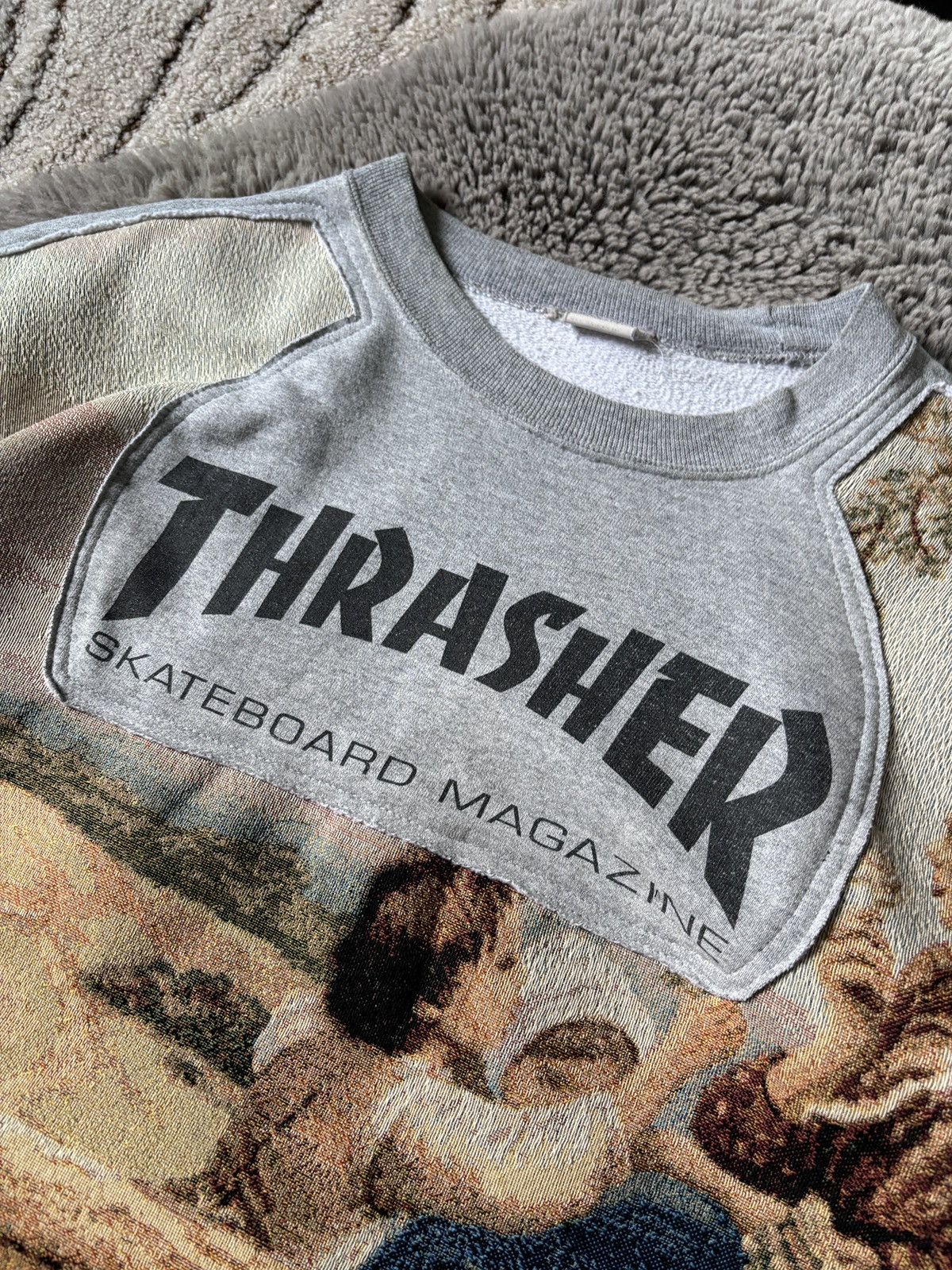 Thrasher × Vintage Thrasher Reworked Junya Watanabe style vintage sweatshirt Size US L / EU 52-54 / 3 - 4 Thumbnail