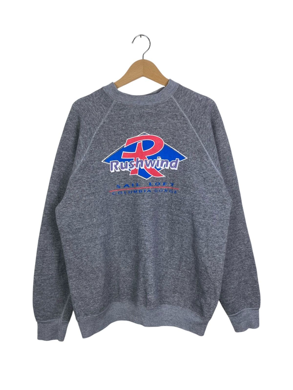 Vintage Rare 80s/90s Discus Athletic Tri-Blend Sweatshirt USA Size US L / EU 52-54 / 3 - 1 Thumbnail
