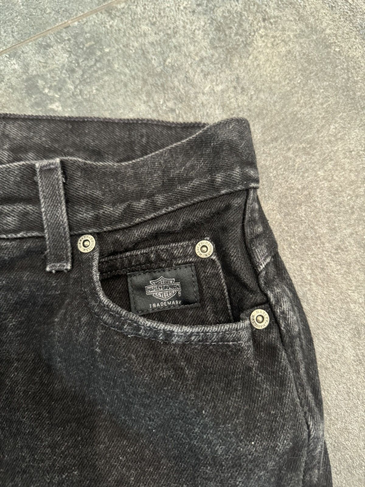Harley Davidson Vintage 90’s Harley Davidson Straight Leg Jeans Size 28x30 Size US 28 / EU 44 - 12 Thumbnail