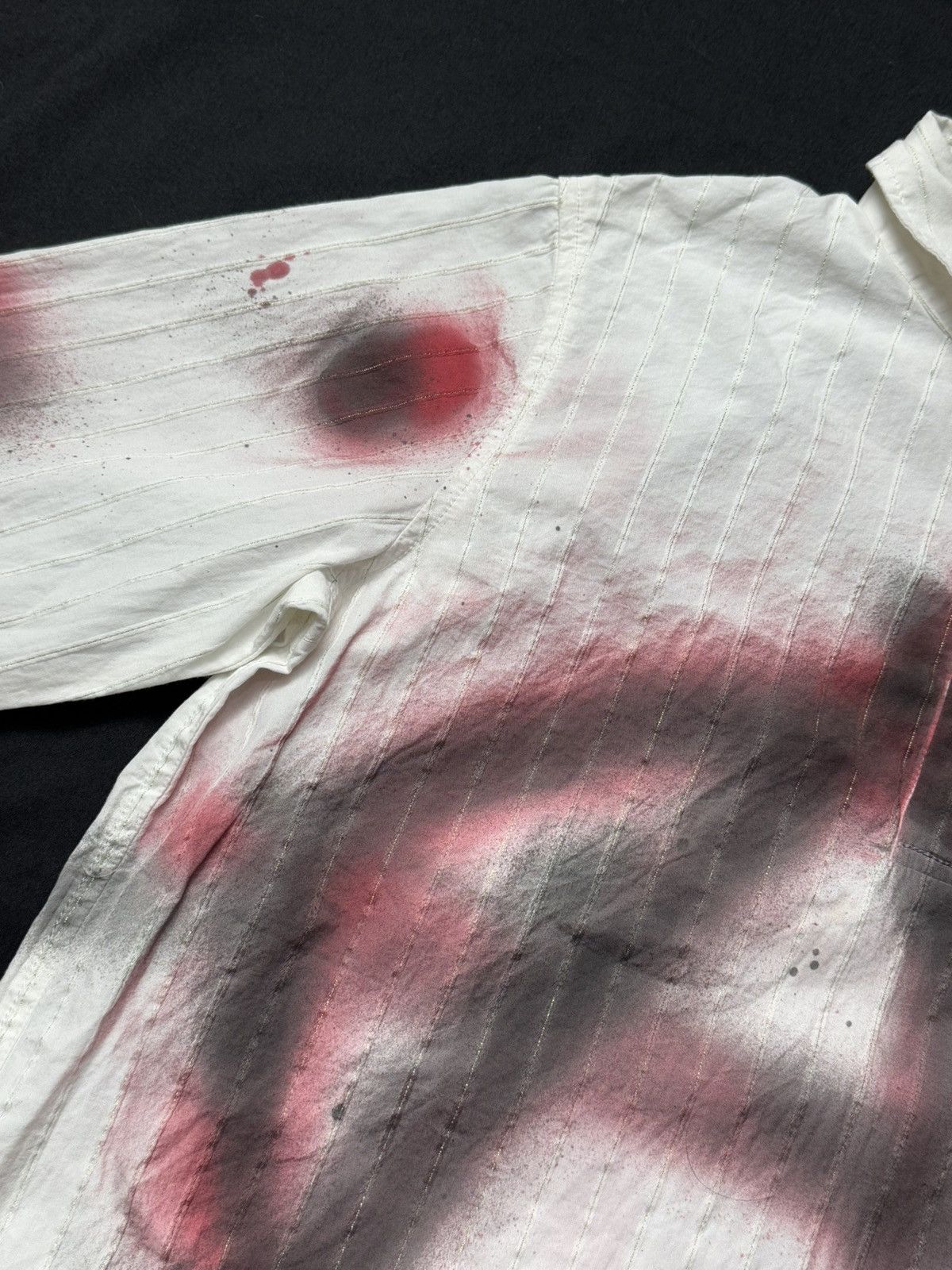 Undercover Undercover Half Button Shirt Anarchy Sprayed Size US S / EU 44-46 / 1 - 6 Thumbnail
