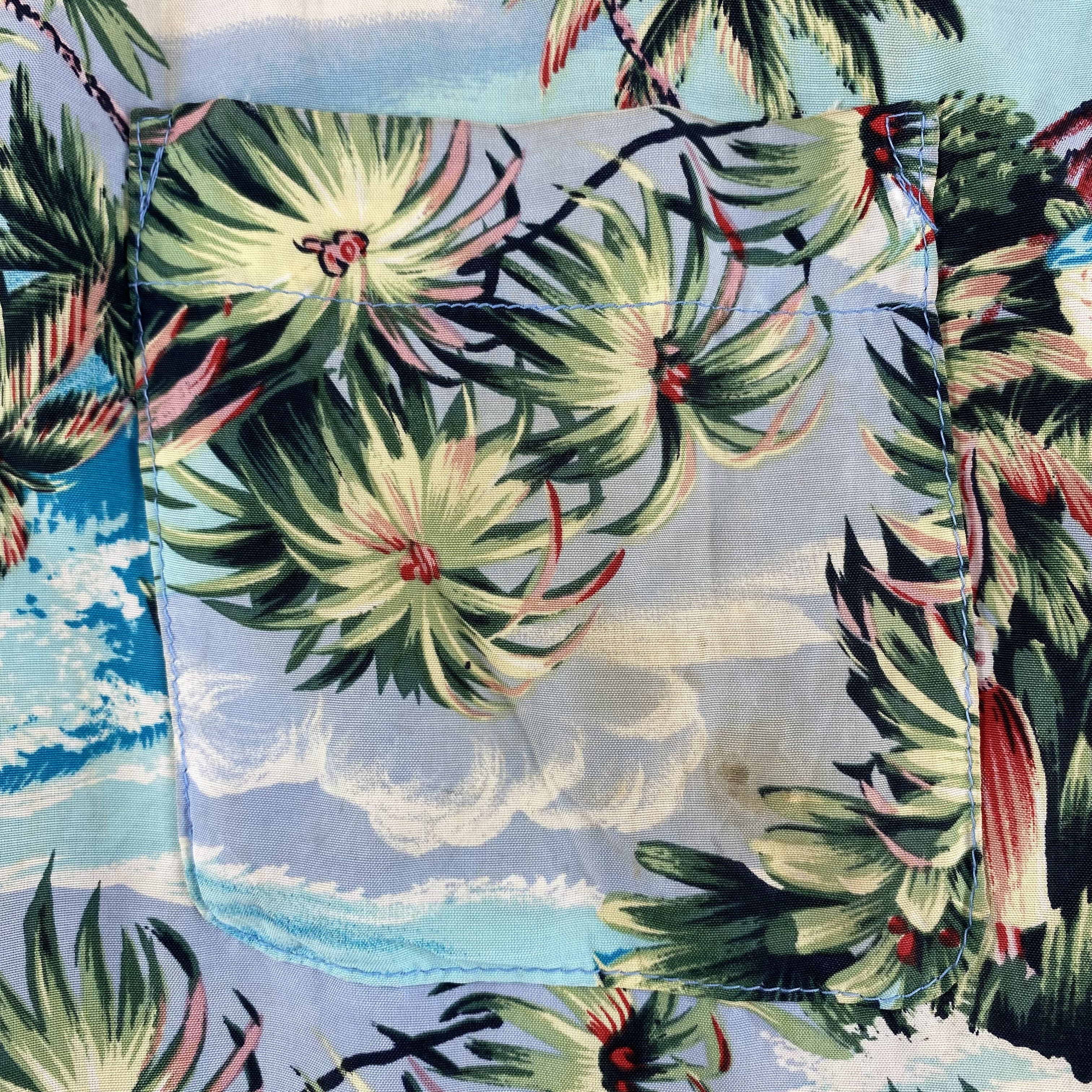 Sun Surf Sun Surf Tropical Scenic Aloha Hawaiian Shirt HW050 Size US L / EU 52-54 / 3 - 8 Thumbnail