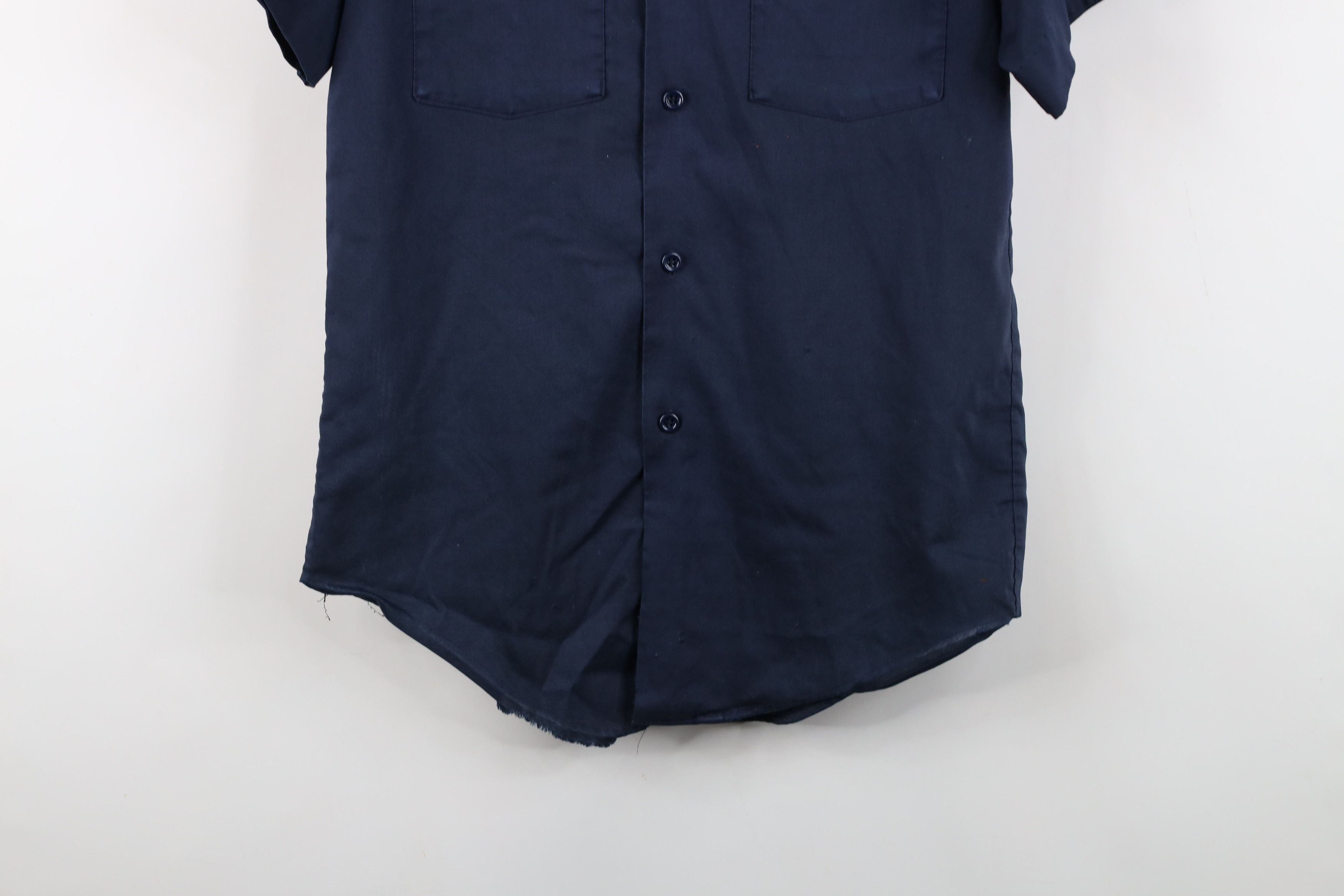 Lee Vintage 70s Lee Workwear Mechanic Button Shirt Blue USA Size US M / EU 48-50 / 2 - 3 Thumbnail