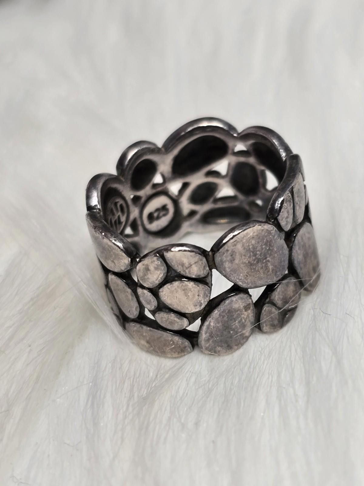 John Hardy Vintage John Hardy Sterling Silver Kali Pebble Ring Sz 7 Size ONE SIZE - 2 Thumbnail