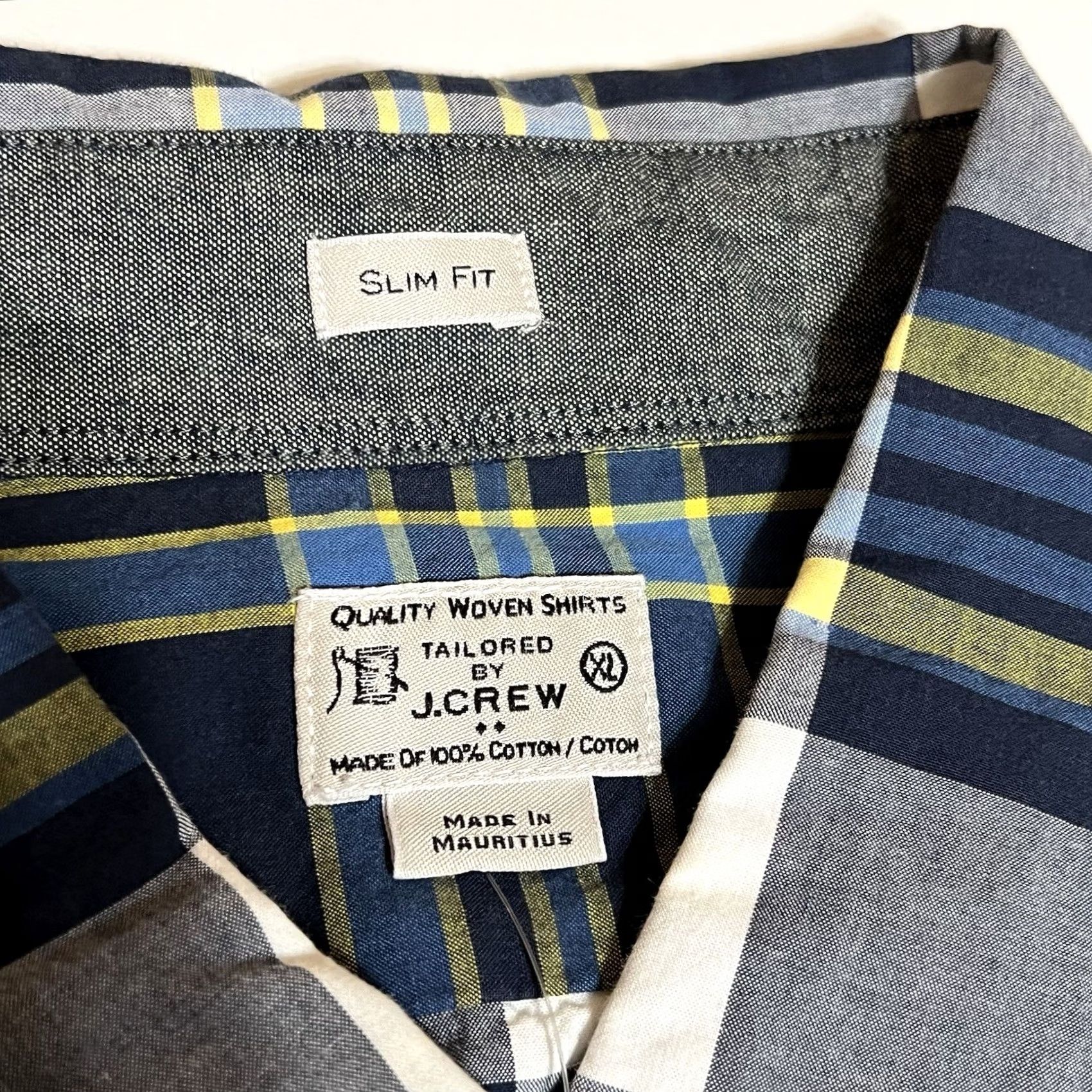 J.Crew J.CREW Shirt Slim Long Sleeve Plaid Button-Down XL Mens NWT Size US XL / EU 56 / 4 - 7 Thumbnail