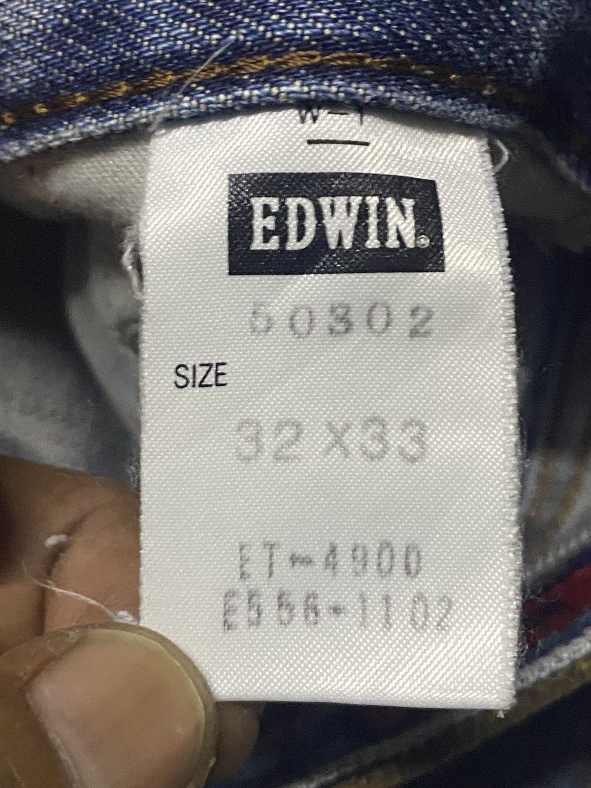 Edwin Vintage Edwin 503zz Faded Wash Distressed Loose Jeans Size US 30 / EU 46 - 18 Thumbnail