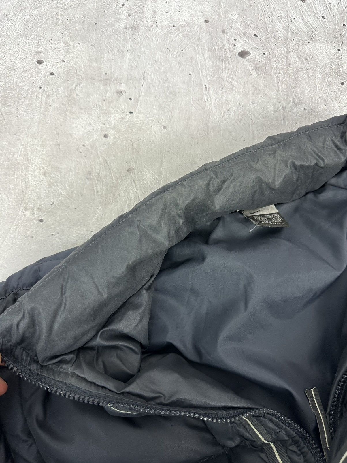 Nike × Vintage Vintage Nike Puffer Quilted Black Down Jacket Size US XL / EU 56 / 4 - 13 Thumbnail