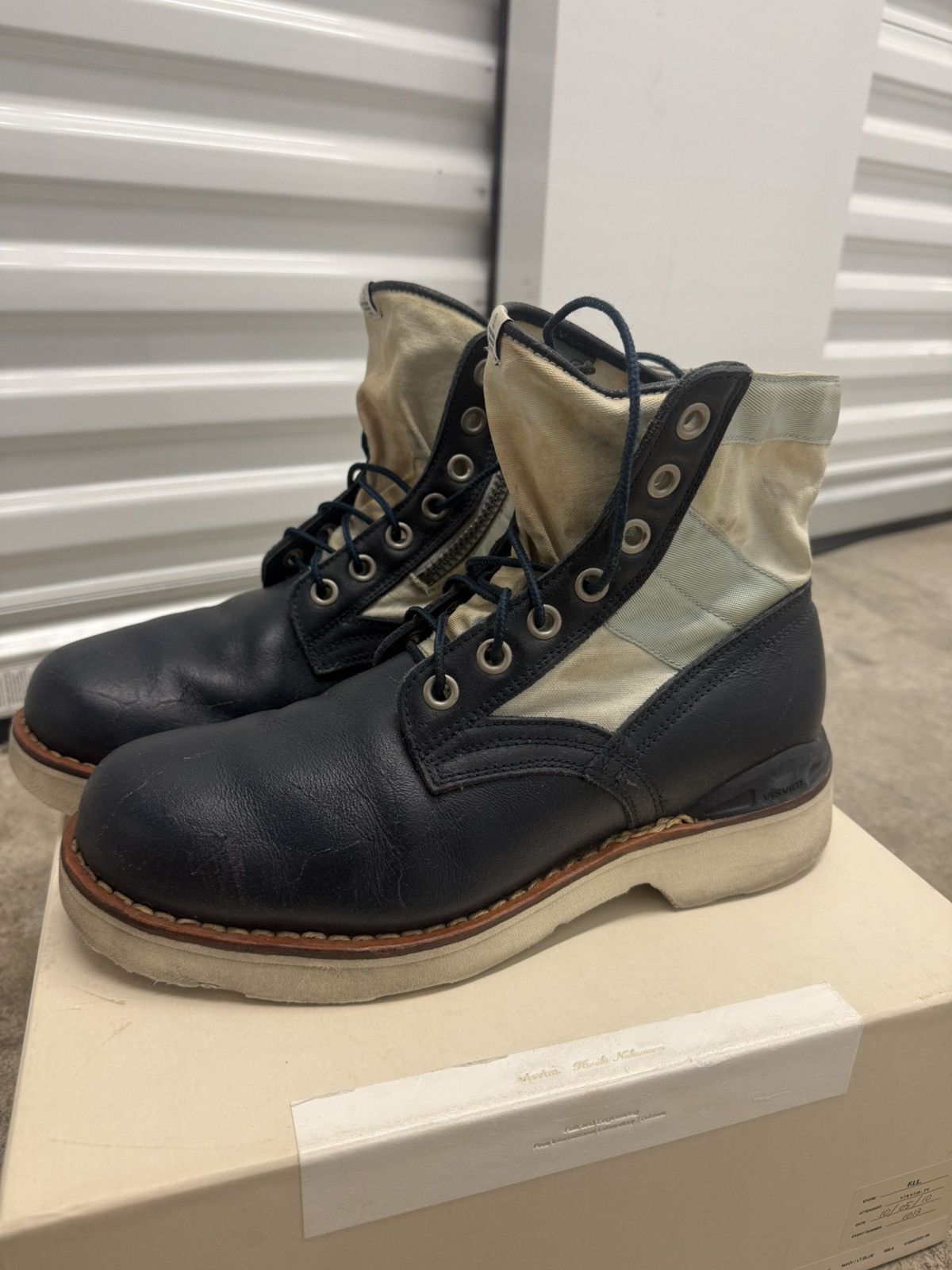 Visvim Visvim 7 Hole 73 Folk Rare Navy Size US 9.5 / EU 42-43 - 2 Thumbnail
