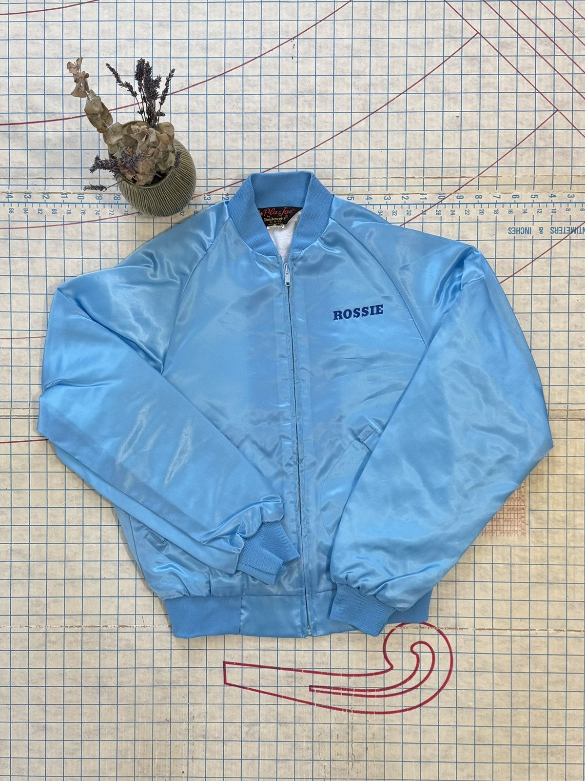 Ford × Mustang × Vintage Vintage Ford Mustang Baby Blue Bomber Jacket Size Small Size US S / EU 44-46 / 1 - 7 Thumbnail