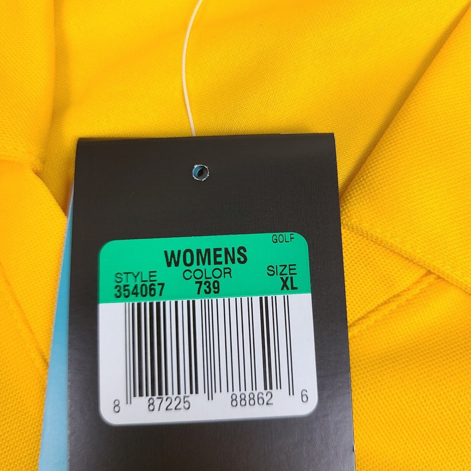 Nike NEW! Nike Golf Women’s Short Sleeve Dri-Fit Polo Bright Yell Size XL / US 12-14 / IT 48-50 - 2 Thumbnail
