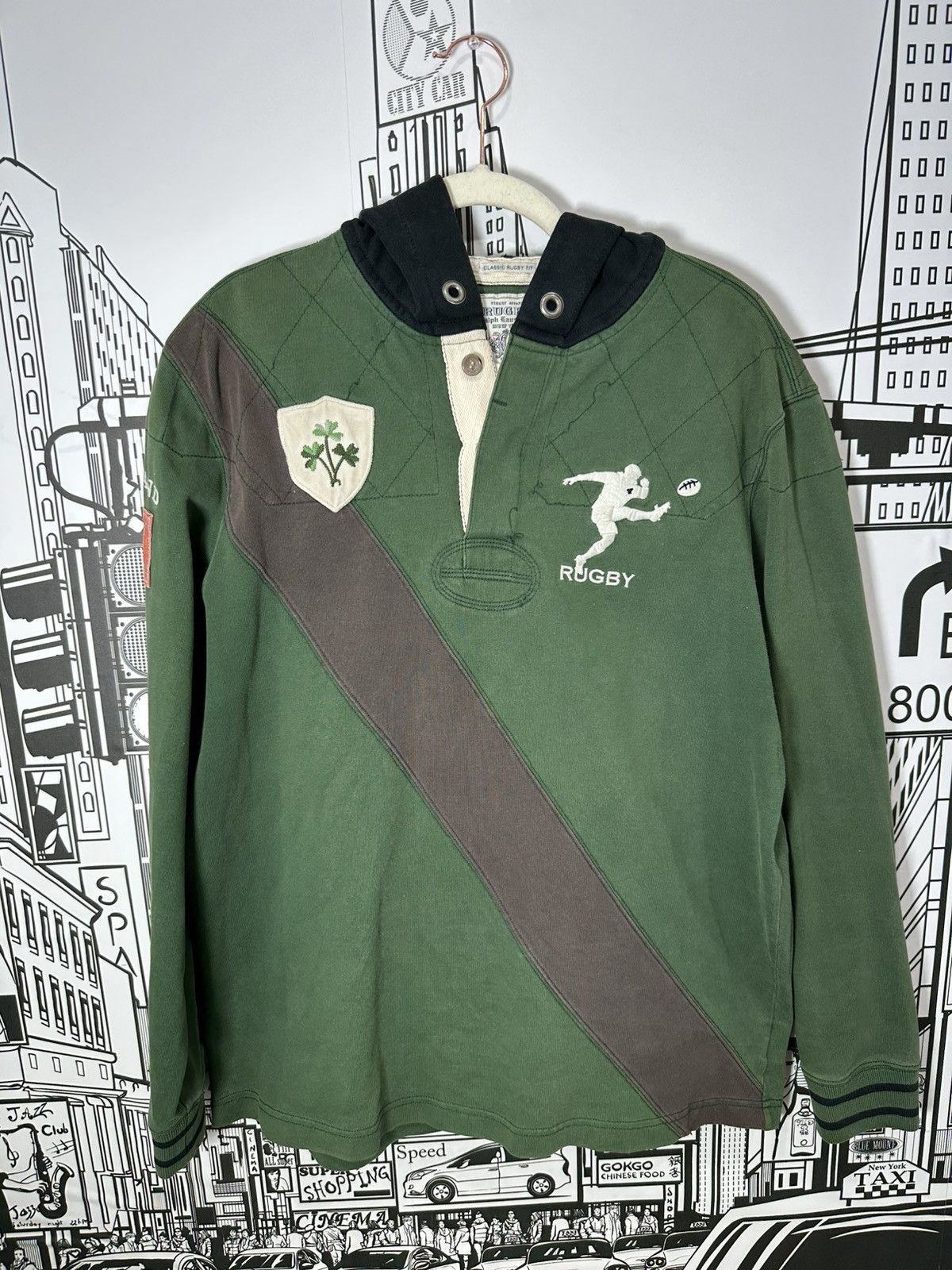 Rugby Ralph Lauren Big Kicker Ireland Rugby Hoodie Green L