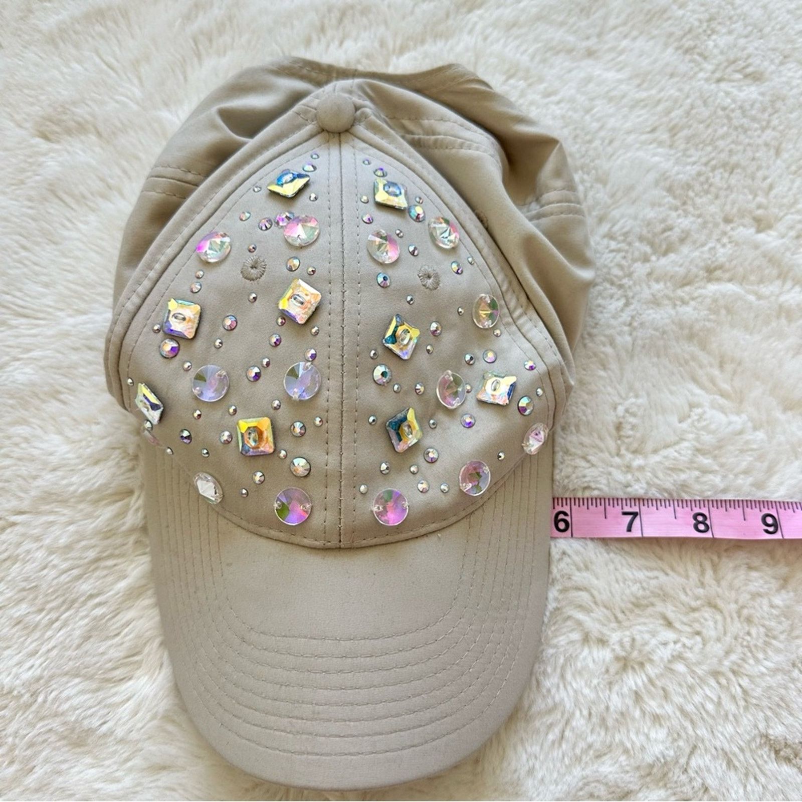 Other Sassofono women hat with crystals Size ONE SIZE - 6 Thumbnail
