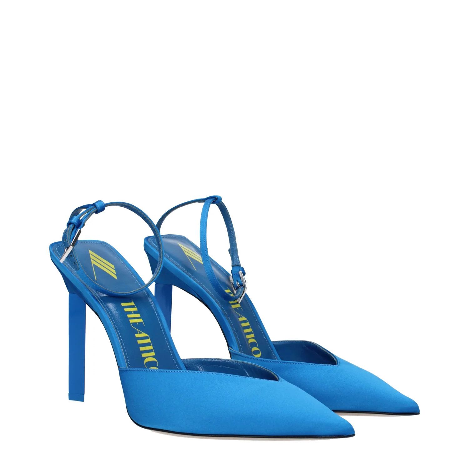 The Attico ob1o1e1224 Satin Sandals in Heavenly Size US 8 / IT 38 - 2 Thumbnail