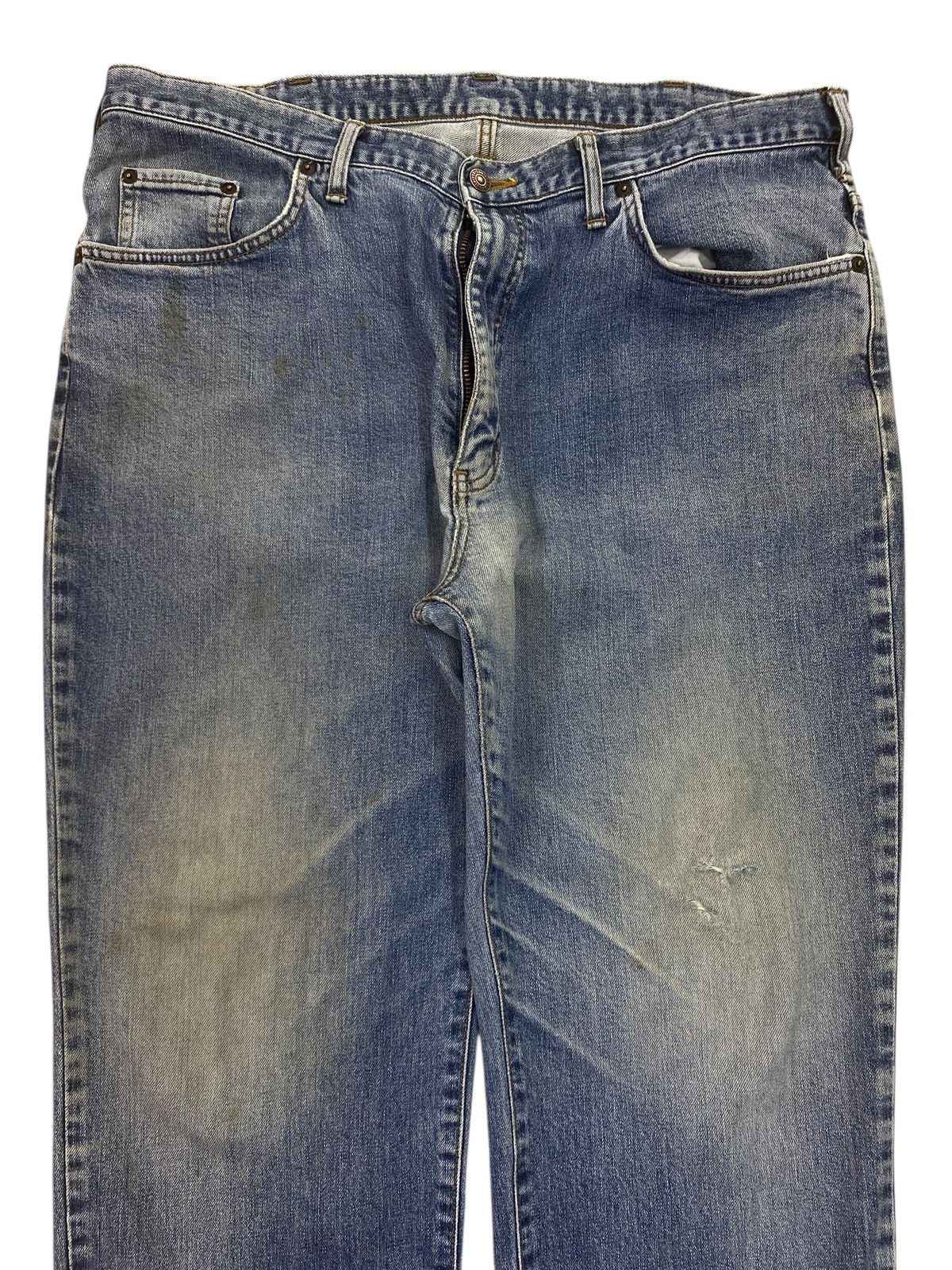 Edwin Edwin Whiskers Faded Wash Style Loose Jeans Size US 38 / EU 54 - 2 Thumbnail