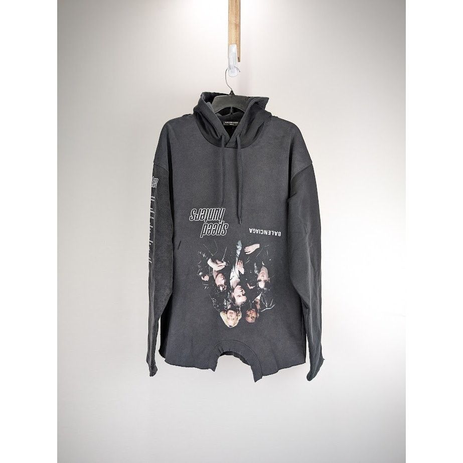 Balenciaga o1rshd1 Hoodie in Black Size US M / EU 48-50 / 2 - 1 Thumbnail