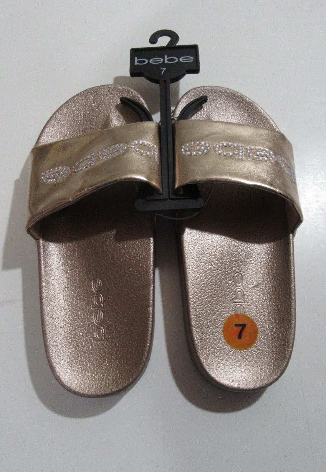 United Colors Of Benetton Bebe Felizia Slide Sandals Flip Flops Rose Gold 7 Size US 7 / IT 37 - 5 Thumbnail