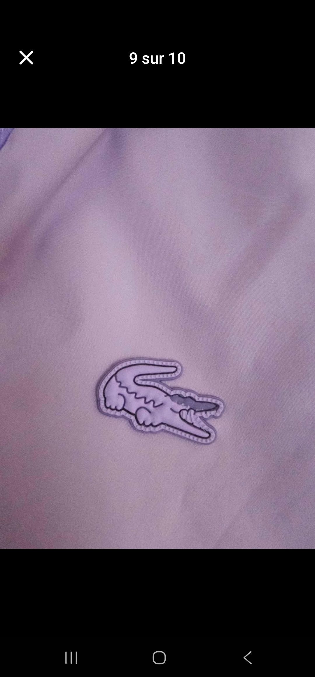 Lacoste Lacoste Purple Raincoat Size US M / EU 48-50 / 2 - 10 Thumbnail