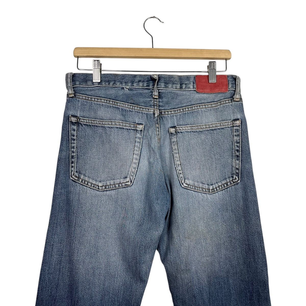 Japanese Brand Vintage Japanese Designer Redline Denim Jean Size US 31 - 9 Thumbnail