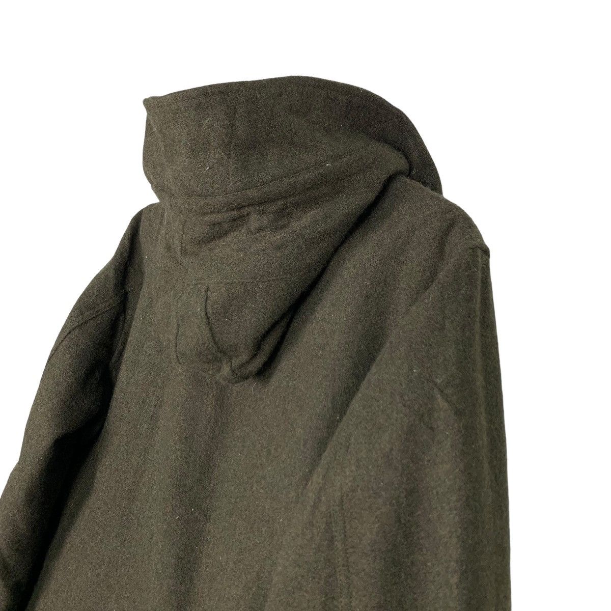 Beams Plus BEAMS Wool Olive Green Hoodie Jacket #0062-C4 Size US L / EU 52-54 / 3 - 9 Thumbnail
