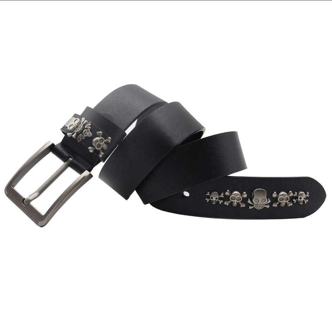 Japanese Brand Punk Skull Rivet Belt Size ONE SIZE - 5 Thumbnail