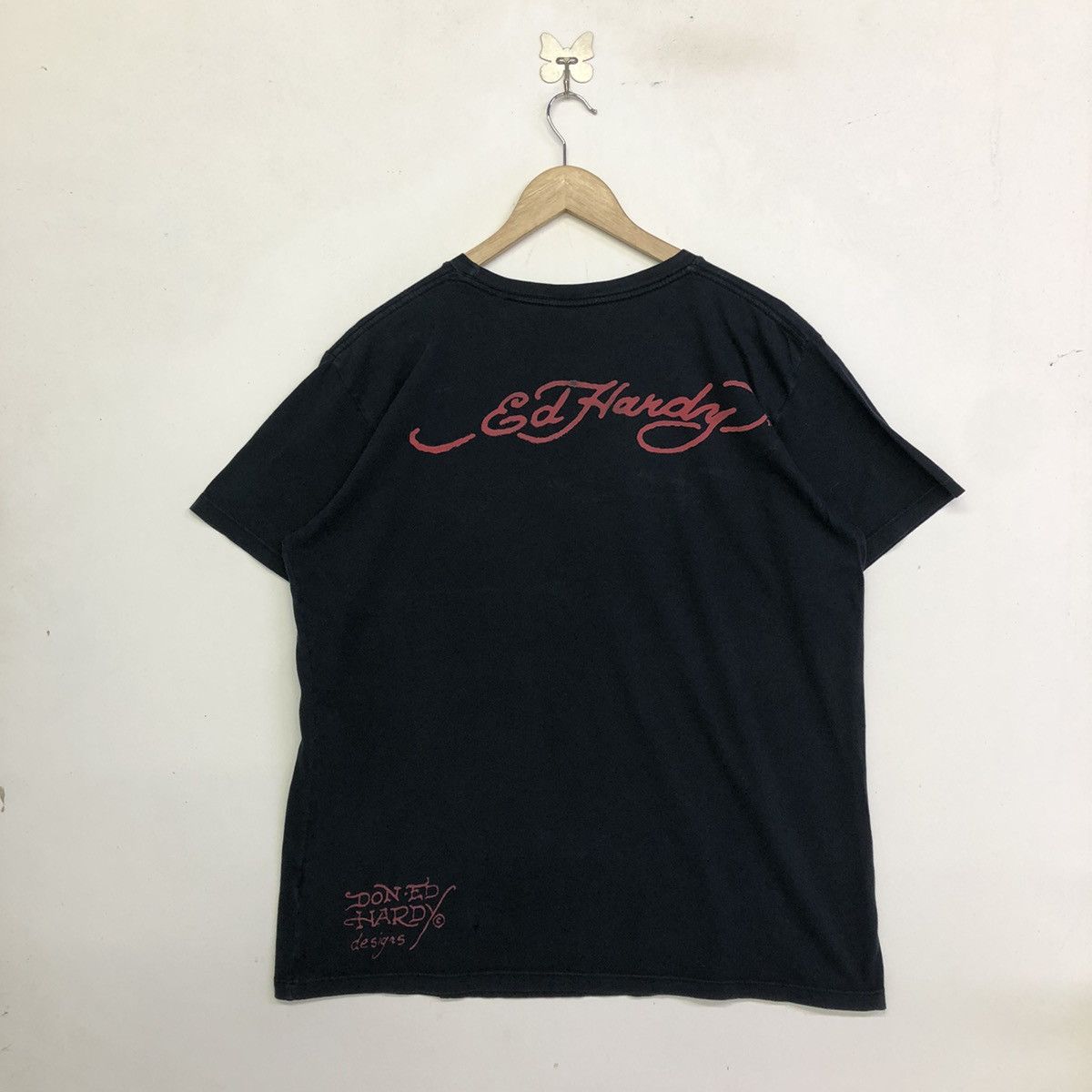 Ed Hardy Thrashed Ed Hardy By Christian Audigier Skull Photo Tee Size US L / EU 52-54 / 3 - 2 Thumbnail
