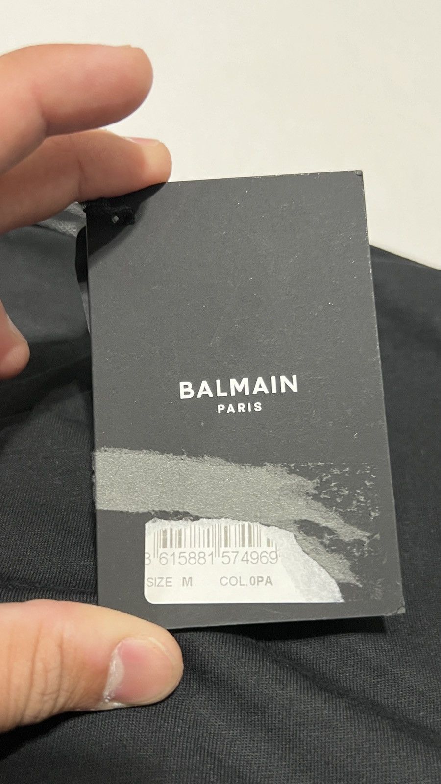 Balmain Balmain Paris Black Tee Size M / US 6-8 / IT 42-44 - 4 Thumbnail