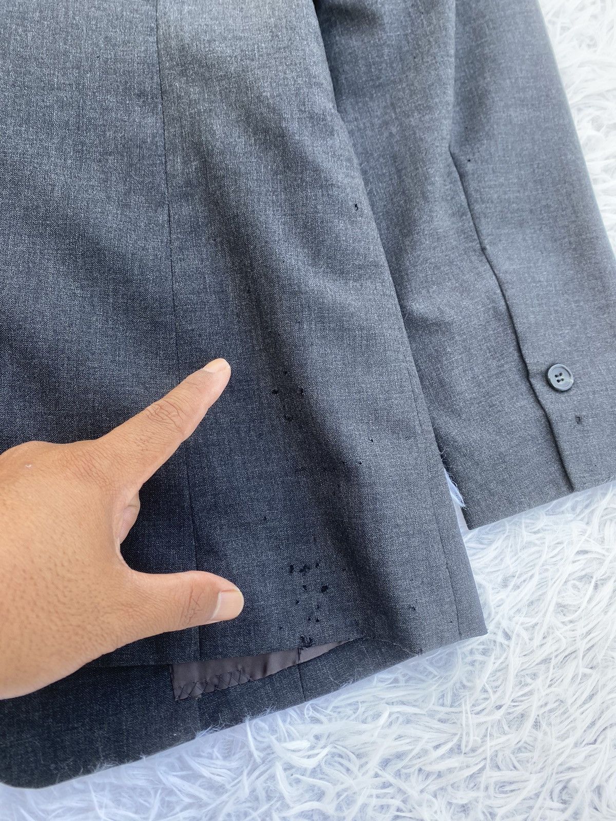 Issey Miyake Rare Vintage Issey Miyake Hybrid Patchwork Blazer Jacket Size 34R - 21 Thumbnail
