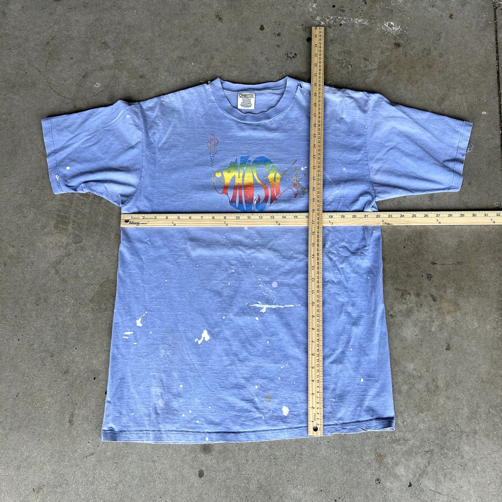 Vintage Vintage 90s Phish Tour T-Shirt Stained XL Size US XL / EU 56 / 4 - 5 Thumbnail