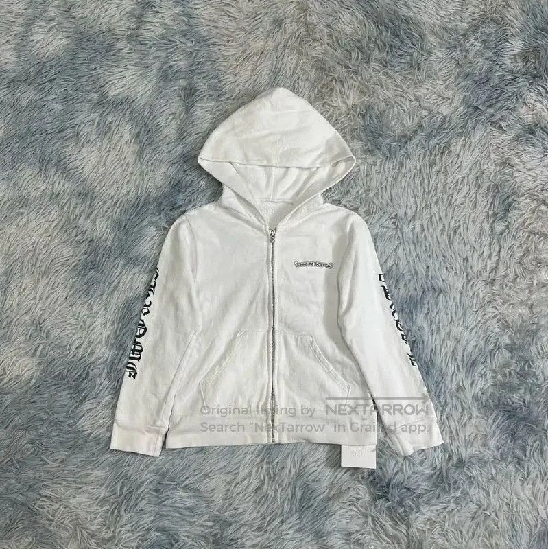Chrome Hearts Chrome Hearts White Cotton Hooded Jacket .Size 8Y Size US XXS / EU 40 - 1 Thumbnail