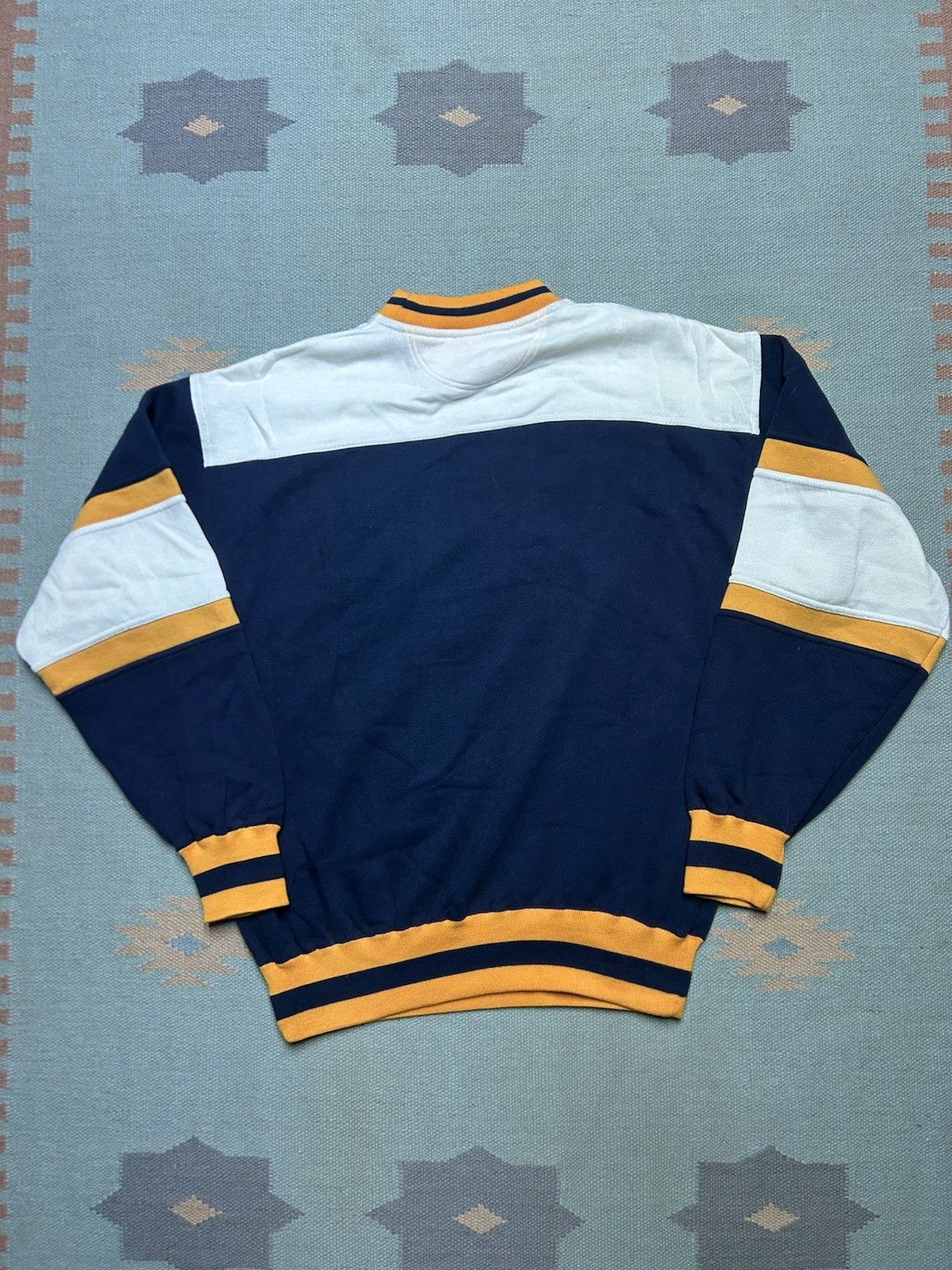 Vintage Vtg sweatshirt Notre dame fighting Irish cut & sew large Size US L / EU 52-54 / 3 - 6 Thumbnail