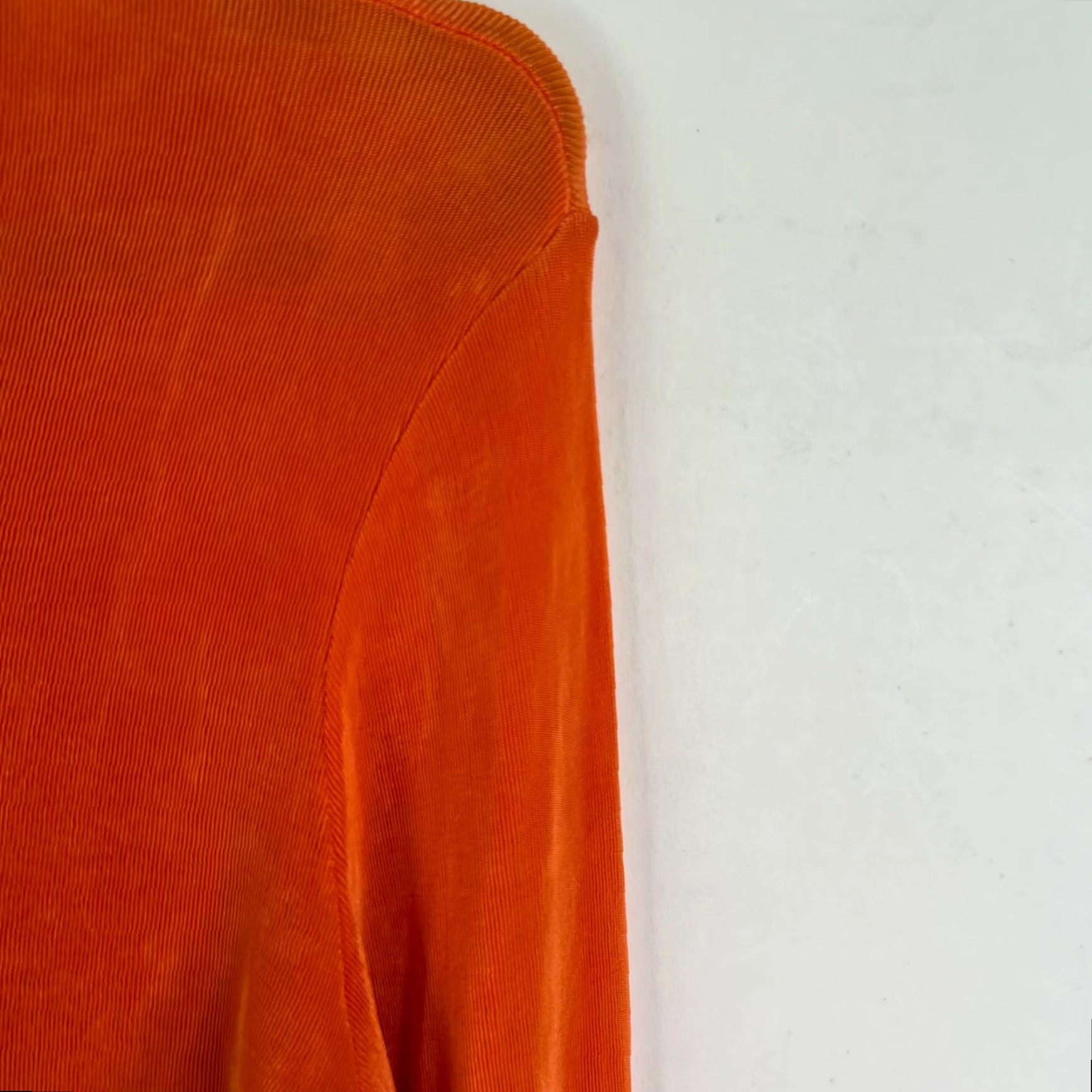 Vintage Isabel Bodysuit Orange Studded Mock Neck Women's M Blouse/Top (Regular) Size M / US 6-8 / IT 42-44 - 2 Thumbnail