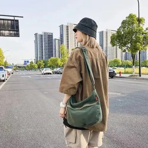 Casual Shoulder Crossbody Bag in Green, Women's