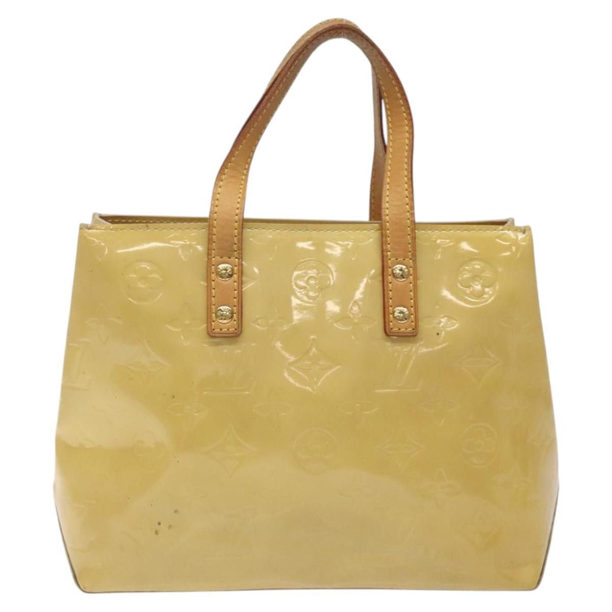 Louis Vuitton LOUIS VUITTON Monogram Vernis Reade PM Hand Bag Beige M91334 Size ONE SIZE - 13 Thumbnail