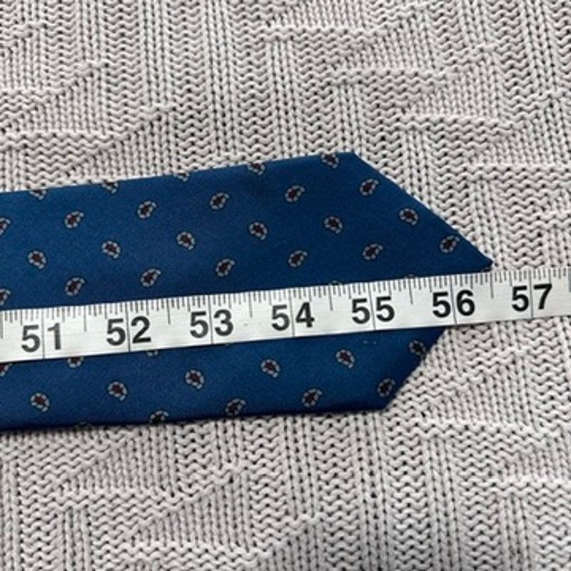 Vintage Vintage Preswick & Moore blue paisley silk tie Size ONE SIZE - 6 Thumbnail