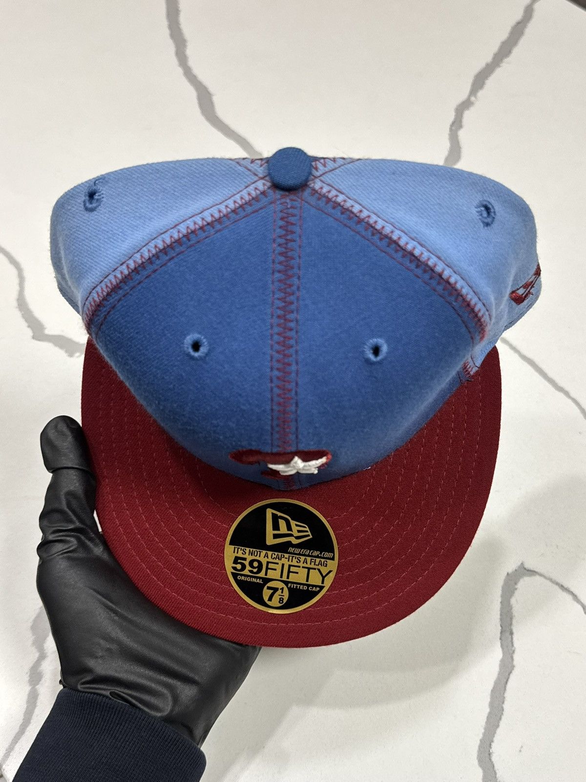 New Era Vintage Philadelphia Phillies Pin Wheel Fitted Baseball Cap Size ONE SIZE - 5 Thumbnail