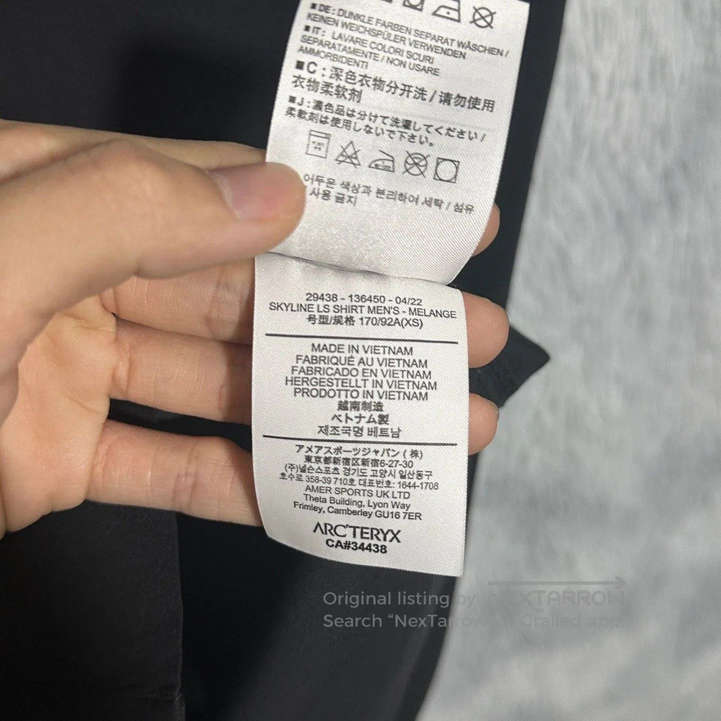 Arc'teryx Arcteryx SKYLINE LS SHIRT. Size US XS / EU 42 / 0 - 6 Thumbnail