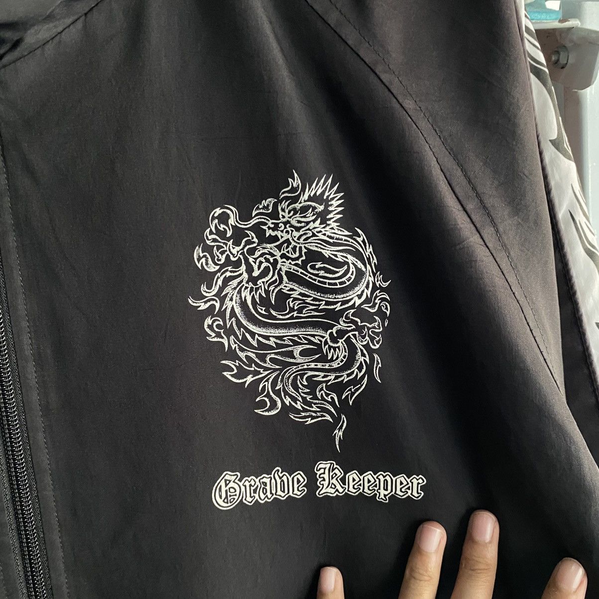 Japanese Brand Dogcigar Dragon Drake Keeper Big Logo Light Jackets Size US XL / EU 56 / 4 - 10 Thumbnail