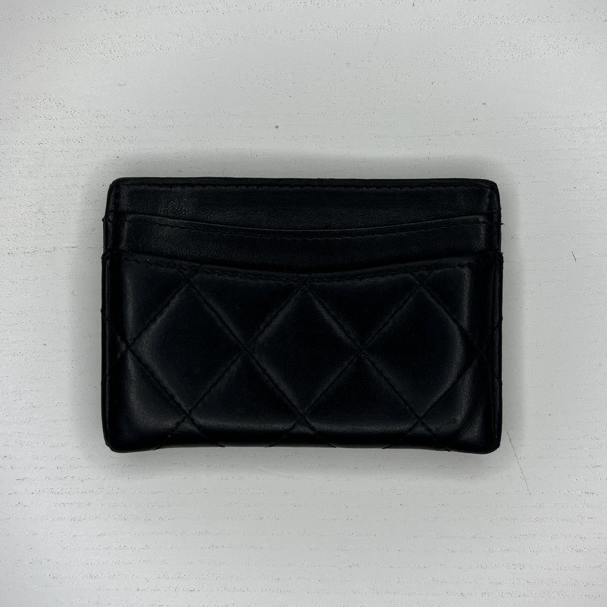 Chanel Chanel Chain Logo Quilted Leather Card Holder Wallet Size ONE SIZE - 4 Thumbnail