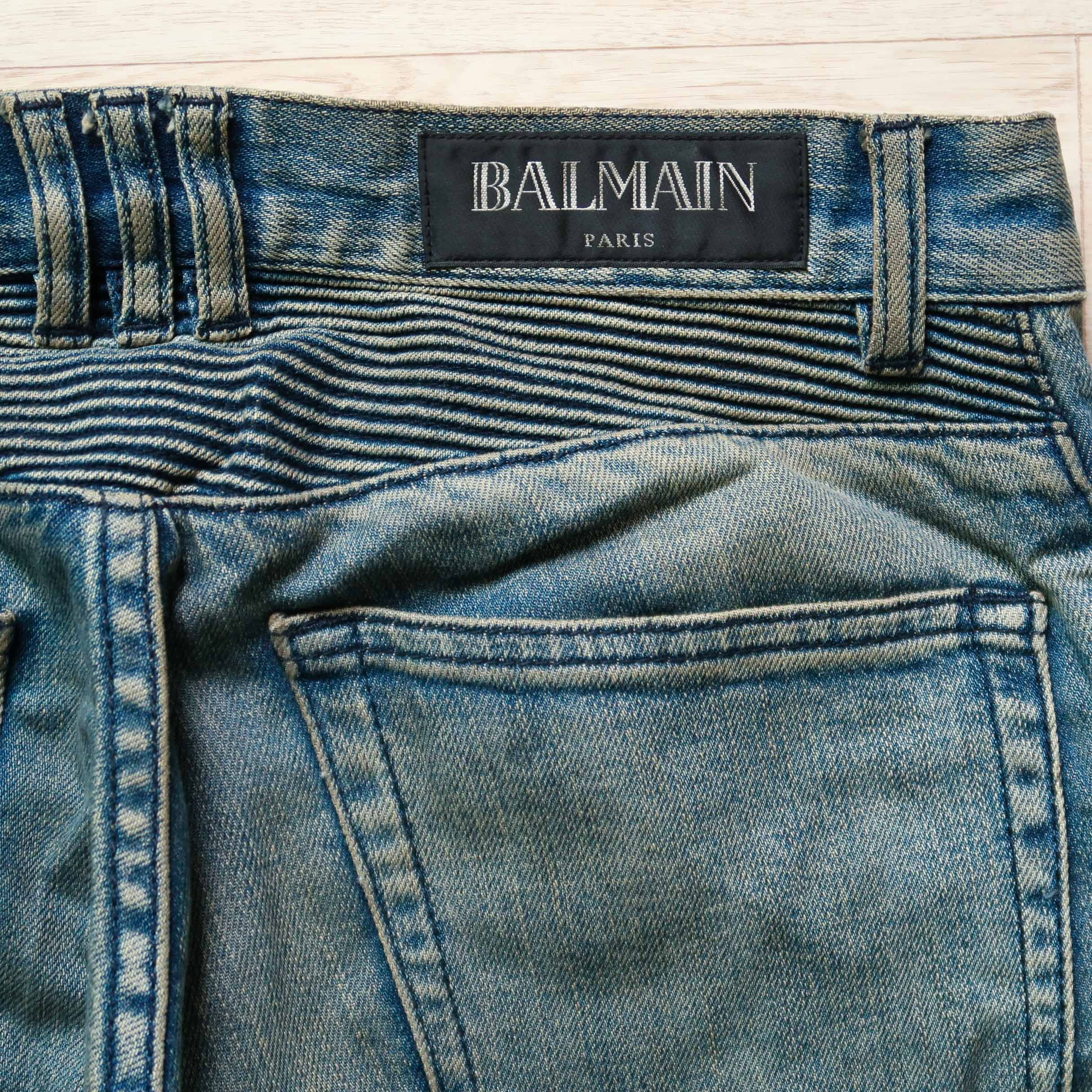 Balmain Balmain Biker Jeans Size US 30 / EU 46 - 10 Thumbnail