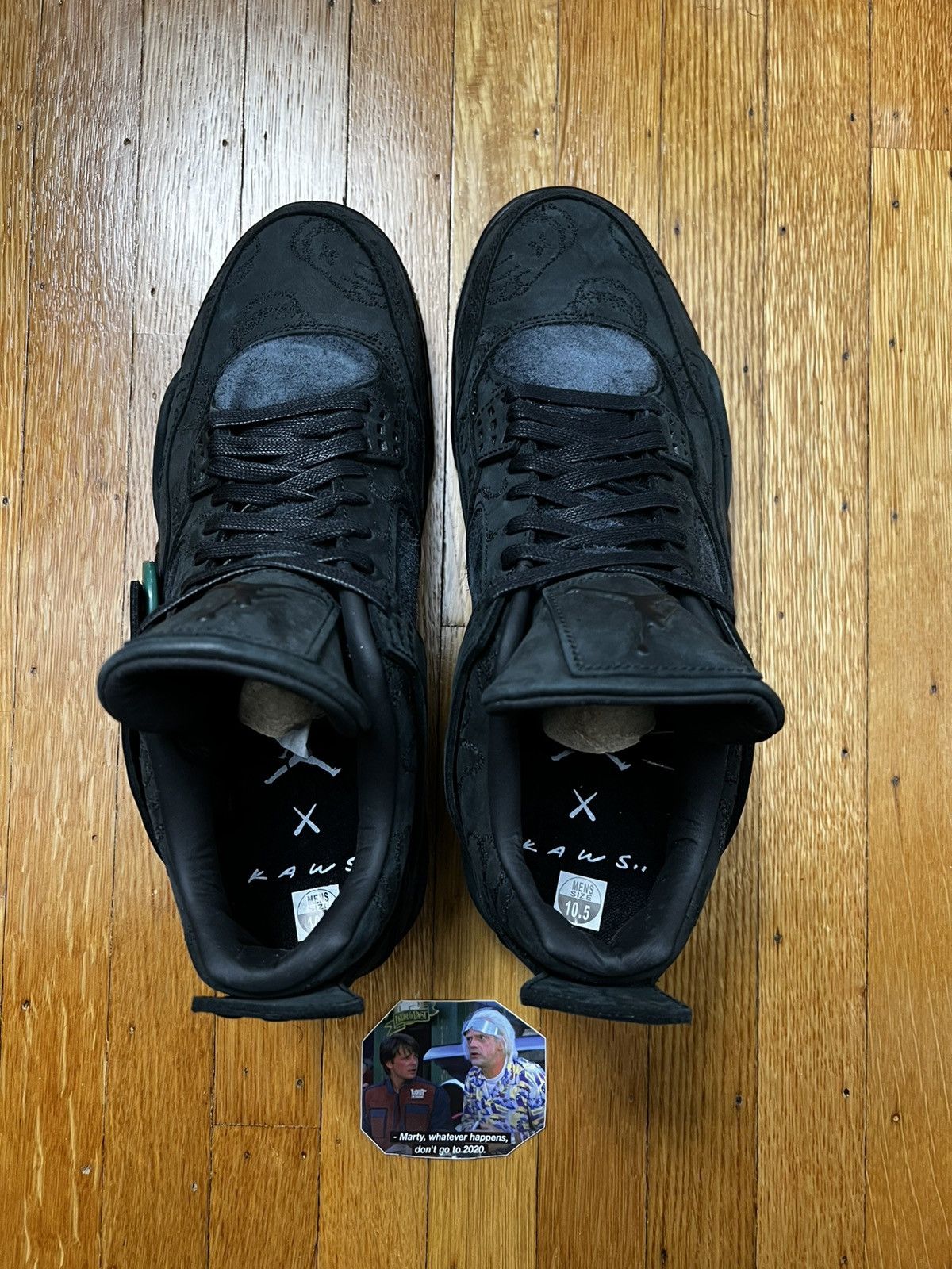 Jordan Brand × Kaws Kaws Jordan 4 Black Size US 10.5 / EU 43-44 - 5 Thumbnail